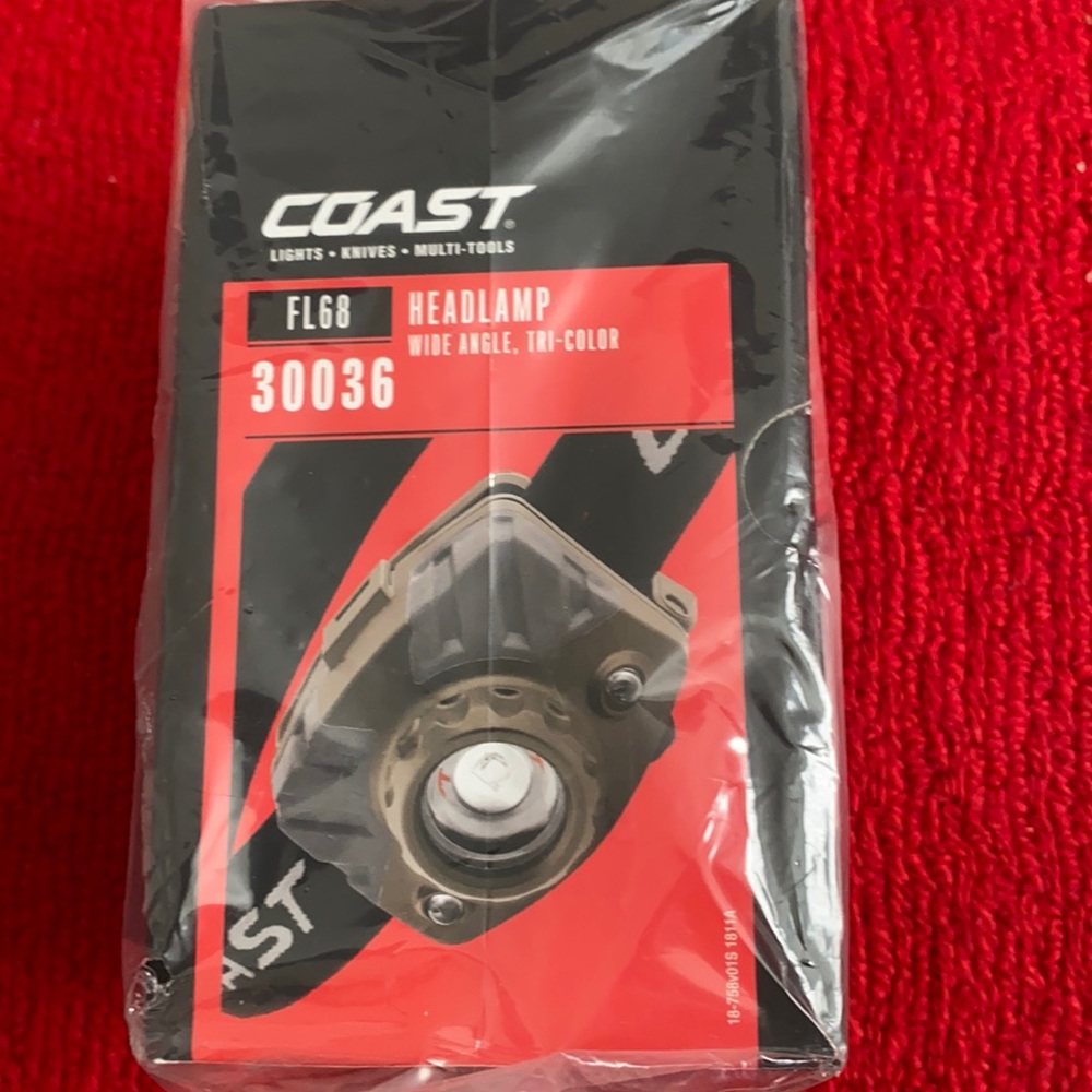 Coast FL68 Wide Angle LED Tri-Color 400L Headlamp
